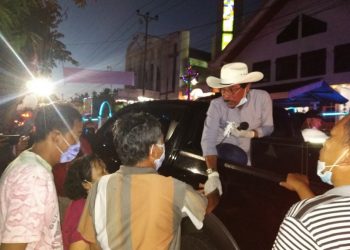 Ini Alasan Bupati Boltim Turun ke Jalan Sosialisasi Virus Corona
