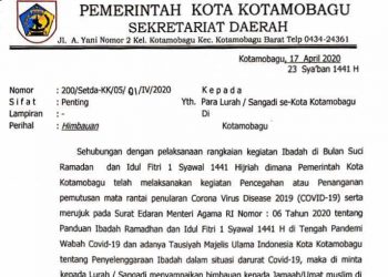 Pemkot Keluarkan Imbauan Mengenai Pelaksanaan Ibadah di Bulan Ramadhan