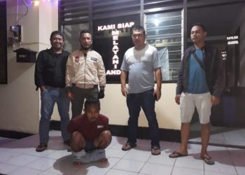 Polsek Lolayan Ciduk Pelaku Penganiayaan di Desa Tapa Aog