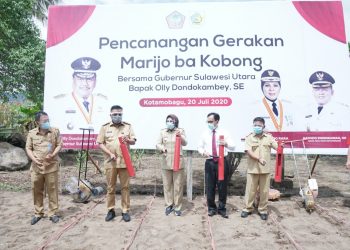Gubernur Canangkan Gerakan Mari Jo Bakobong di Kotamobagu