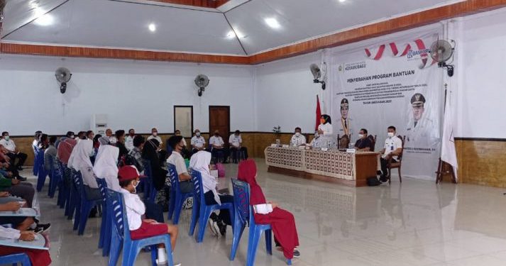 Ribuan Siswa dan Mahasiswa di Kotamobagu Terima Bantuan Anak Asuh