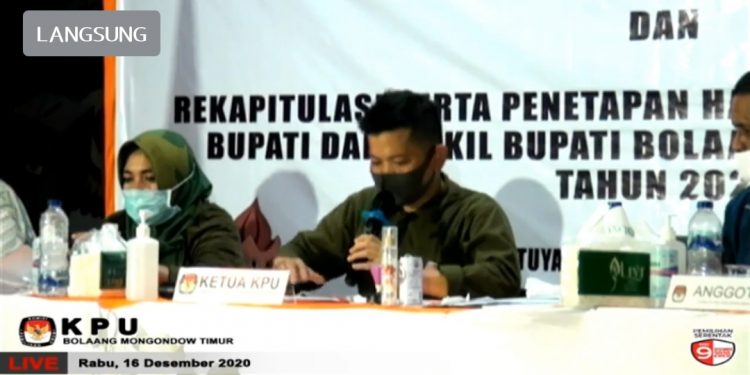 Hasil Pleno KPU, Sachrul-Oskar Raih Suara Terbanyak di Pilkada Boltim