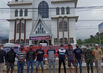 Pemuda Muslim Modayag ikut Amankan Ibadah Natal