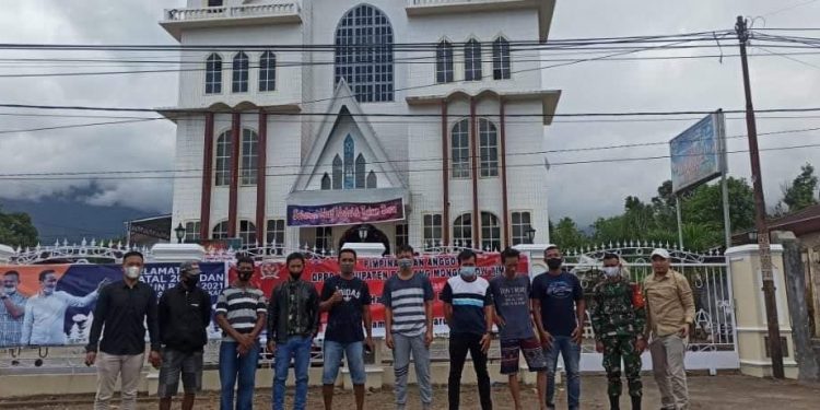 Pemuda Muslim Modayag ikut Amankan Ibadah Natal