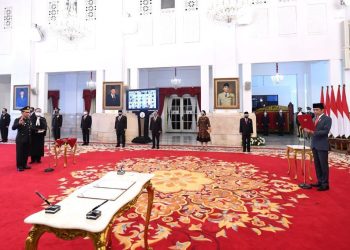 Presiden Lantik Komjen Pol Listyo Sigit Prabowo Sebagai Kapolri