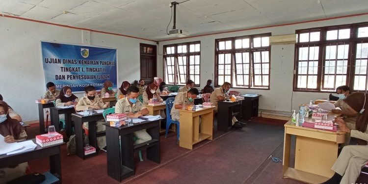 9 ASN Kotamobagu Ikut Ujian Dinas Kenaikan Pangkat