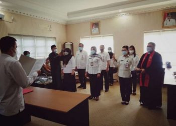 Wakili Wali Kota, Sekda Lantik 7 Pejabat Fungsional Auditor