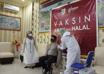 Usai Divaksin, Kapolres Kotamobagu: Vaksin Sinovac Aman dan Halal