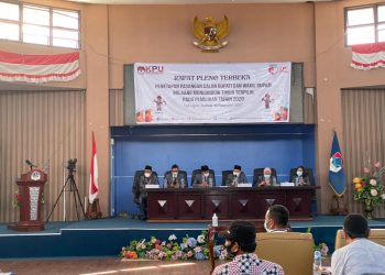 KPU Tetapkan Sachrul-Oskar Pemenang Pilkada Boltim