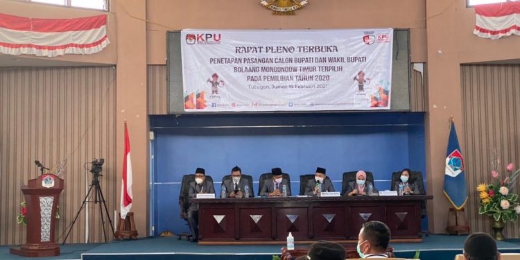 KPU Tetapkan Sachrul-Oskar Pemenang Pilkada Boltim