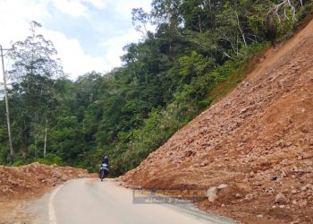 Pemerintah Diminta Bersihkan Sisa Material Longsor di Jalur Modayag-Lanud