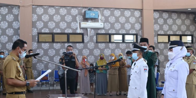 Bupati Lantik Pejabat 5 Pejabat Struktural dan 2 Fungsional
