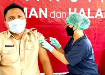 Vaksinasi Covid-19 Gelombang II di Kotamobagu Sasar ASN, THL dan Wartawan