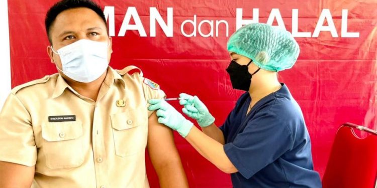 Vaksinasi Covid-19 Gelombang II di Kotamobagu Sasar ASN, THL dan Wartawan