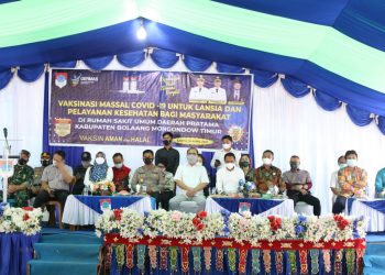 Pemkab Boltim Gelar Vaksinasi Massal