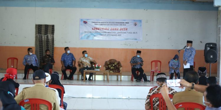 Pemkab Boltim Launching Penggunaan Dandes Tahun 2021