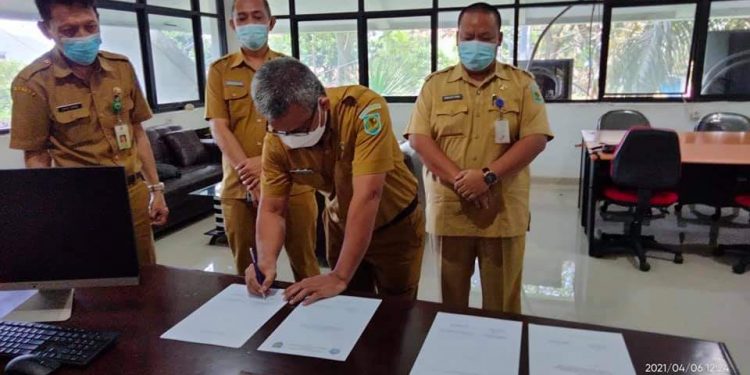 Backup Server LPSE, ULP Bolmong MoU SLA dengan Pemprov Sulut