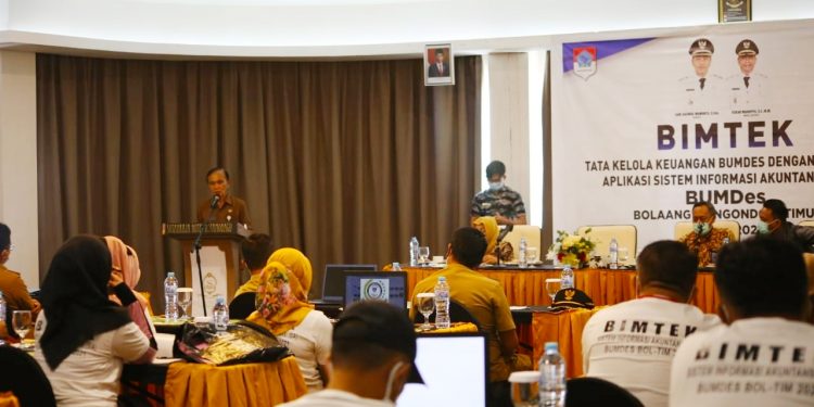 Pemkab Boltim Gelar Bimtek Tata Kelola Keuangan BUMDes Berbasis SIA