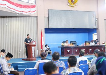 Bahas Soal Penataan Ibu Kota Boltim, Sachrul-Oskar Undang Tokmas Tutuyan