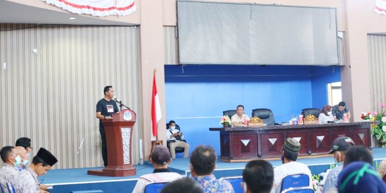 Bahas Soal Penataan Ibu Kota Boltim, Sachrul-Oskar Undang Tokmas Tutuyan