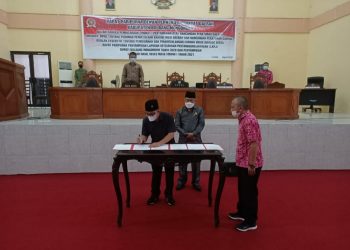 DPRD Gelar Paripurna Ranperda Inisiatif Eksekutif dan Legislatif Serta Penyampaian LKPJ Kepala Daerah