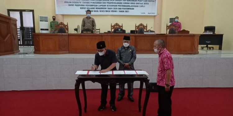 DPRD Gelar Paripurna Ranperda Inisiatif Eksekutif dan Legislatif Serta Penyampaian LKPJ Kepala Daerah