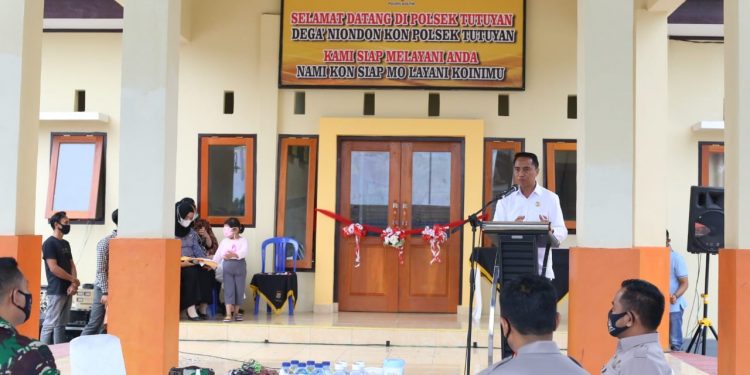 Polsek Tutuyan Diresmikan, Bupati Harap Bisa Tekan Angka Kriminalitas