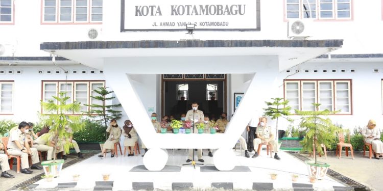 Pemkot Kotamobagu Launching Kartu Parkir Berlangganan