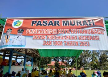Bantu Masyarakat, Disdagkop-UKM Gelar Pasar Murah