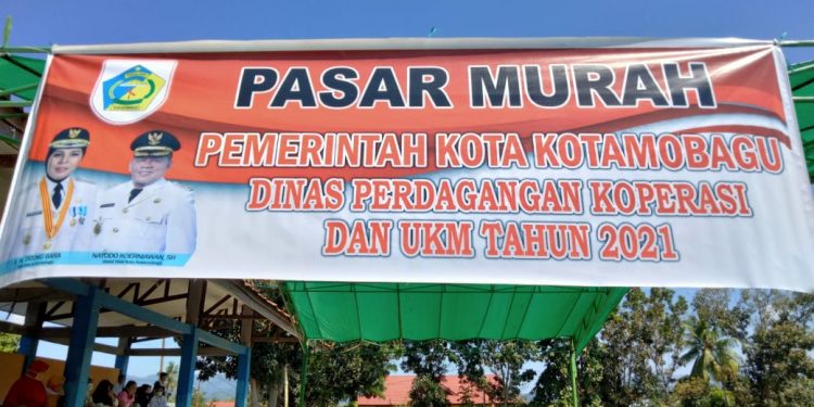 Bantu Masyarakat, Disdagkop-UKM Gelar Pasar Murah