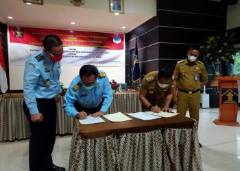 Pemkab Boltim – Kemenkumham Kerja Sama Soal Pembentukan Produk Hukum Daerah