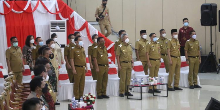 Sahcrul-Oskar Hadiri Rakorev dan Penyampaian Hasil Pengawasan Pilkada 2020