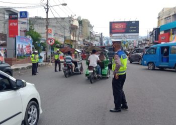 Urai Kemacetan, Tim Gabungan Siaga di Pusat Kota