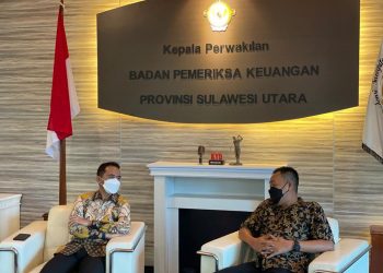 Sachrul – Oskar Sambangi Kantor BPK Perwakilan Sulut