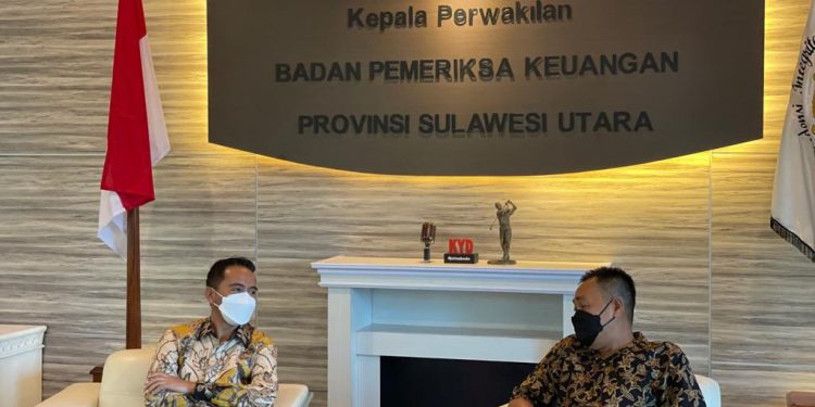 Sachrul – Oskar Sambangi Kantor BPK Perwakilan Sulut