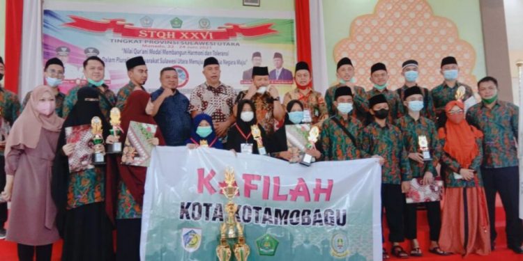 Kotamobagu Raih Juara Umum STQH Tingkat Provinsi