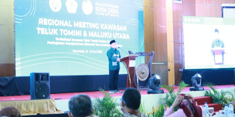 Bupati Boltim Hadiri Regional Meeting Kawasan Teluk Tomini – Malut