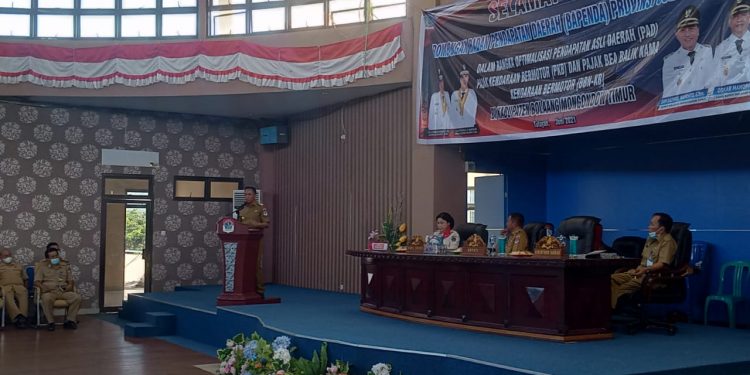 Sinergitas Pemkab Boltim – Pemprov Sulut Tingkatkan PAD Sektor PKB dan BBN-KB