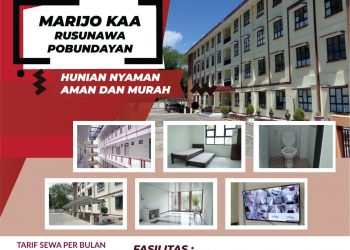 Rusunawa Pobundayan, Hunian Nyaman, Aman dan Murah