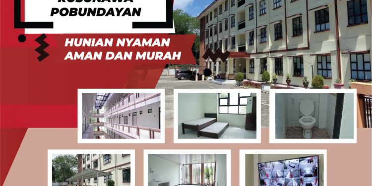 Rusunawa Pobundayan, Hunian Nyaman, Aman dan Murah