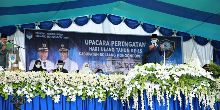 Peringati HUT ke-13, Bupati: Boltim adalah Milik Kita, Boltim adalah Tanggung Jawab Kita