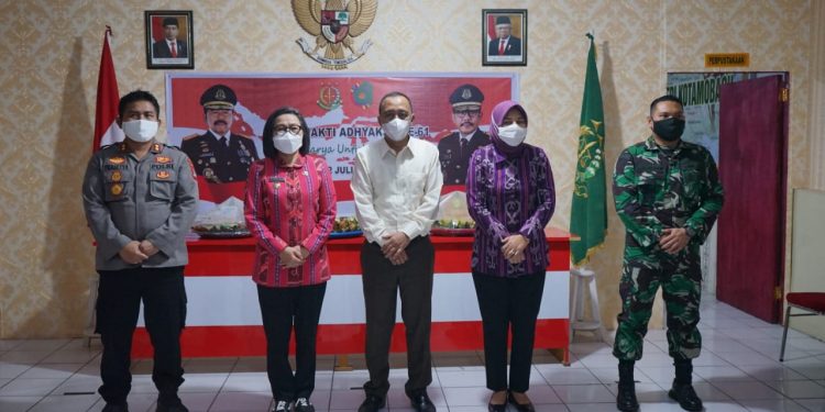 Wali Kota Kotamobagu Hadiri Peringatan Hari Bhakti Adhyaksa ke-61
