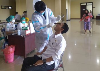 Masuk Kantor Bupati, Tamu Wajib Swab