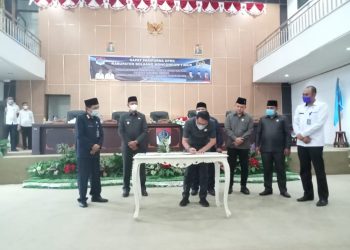 Paripurna Persetujuan Ranperda RPJMD Tahun 2021-2026; Bupati Ajak Satukan Persepsi Membangun Boltim