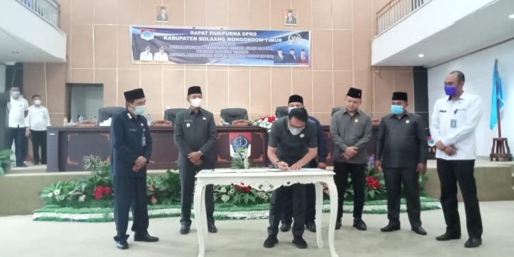 Paripurna Persetujuan Ranperda RPJMD Tahun 2021-2026; Bupati Ajak Satukan Persepsi Membangun Boltim