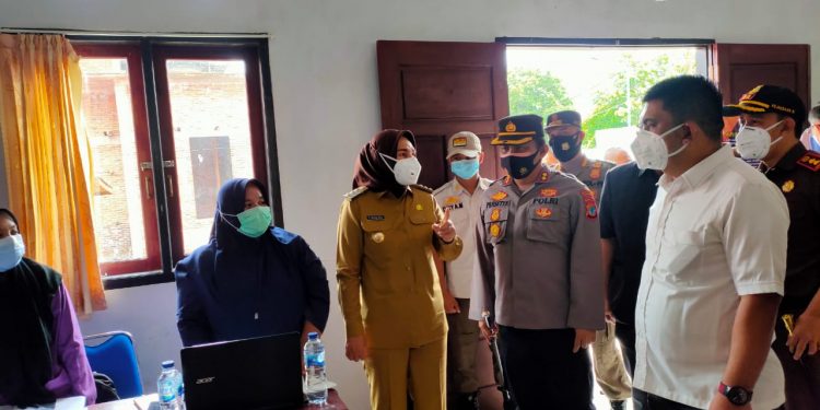 Wali Kota Bersama Forkopimda Tinjau Pelaksanaan Percepatan Vaksinasi