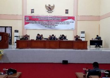 DPRD Bolmong Gelar Paripurna Pembicaraan Tingkat I Ranperda Pertanggungjawaban APBD 2020