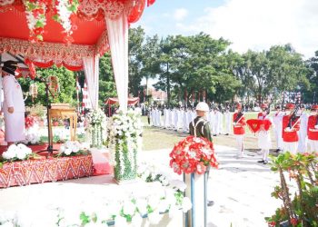 Pemkot Kotamobagu Gelar Upacara Peringatan HUT Proklamasi Kemerdekaan RI ke-76