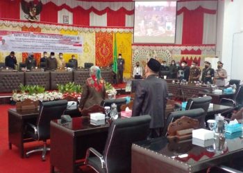 Wali Kota Hadiri Paripurna Istimewa Mendengarkan Pidato Presiden