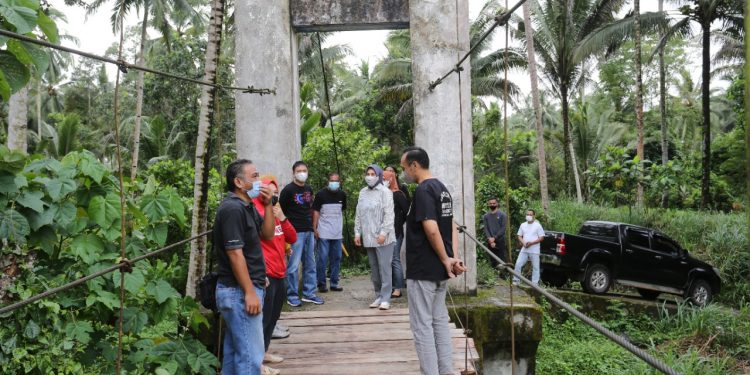 Wali Kota Kotamobagu Tinjau Lokasi Pembangunan Jembatan Monsi dan TPA Baru